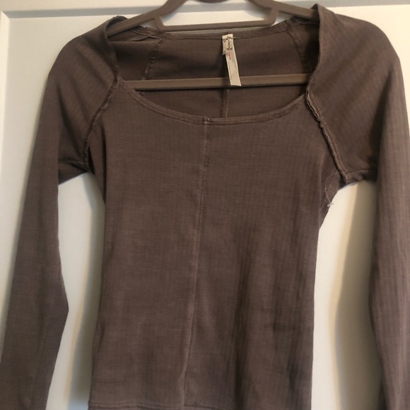 Free people square neck fitted top - Picture 3 of 4